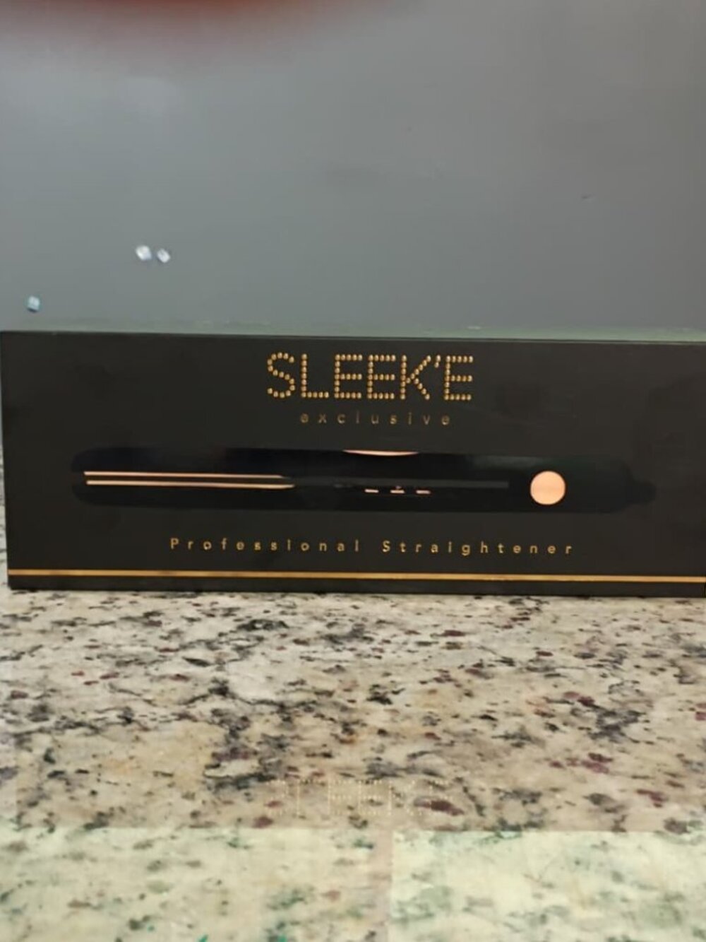 Sleek'E Hair Infrared Air Styler in Black/Rose Gold /2-in-1 Curling Wand & T